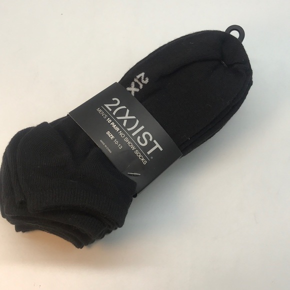 2(X)IST MENŚ 10 PAIR NO SHOW SOCKS - Picture 13 of 16